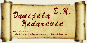 Danijela Medarević vizit kartica